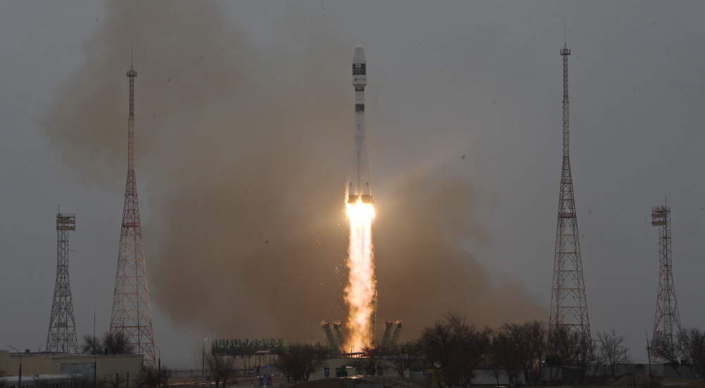 Launch of Soyuz rocket - March 22, 2021