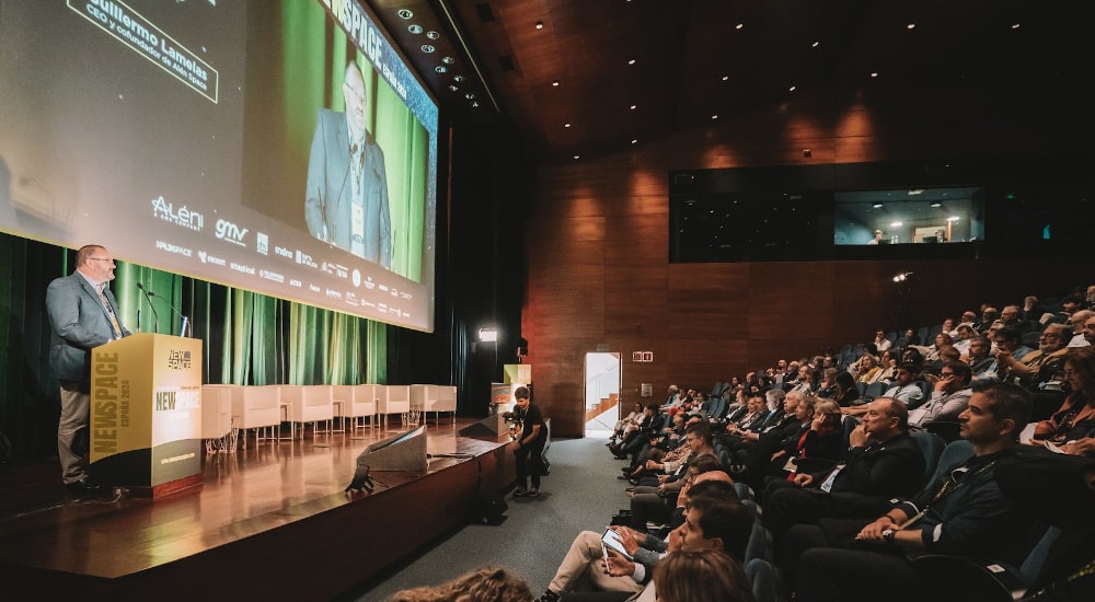 Guillermo Lamelas, consejero delegado de Alén Space, inaugura New Space España 2024