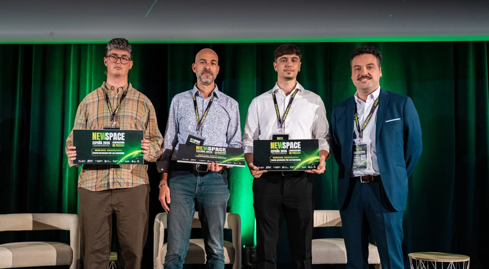 Presentation of awards for the New Space España 2026 Call for Posters.